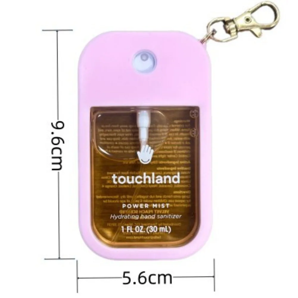 30ml Upgraded Silicone Case for Touchland Hand Sanitizer Spray Disinfectant Water Bottle, Protective Mist Case with Keyring image 4