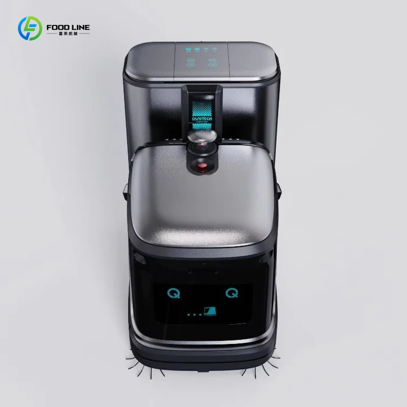 Customized All In One Industrial Cleaning Robot With Auto Charging Water Changing Functions For Hotel Airport Commercial Use