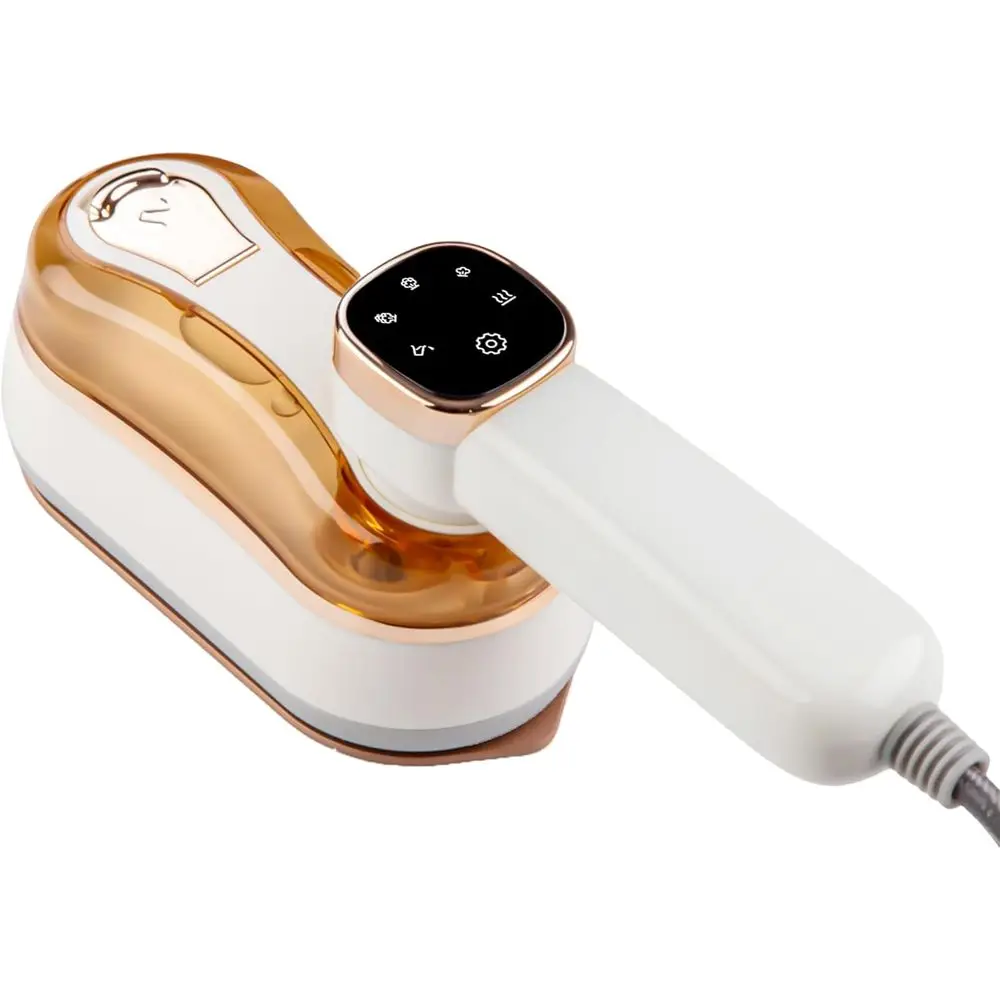 

Portable Travel Steamer Iron with 3 Steam Holes, 180 Rotatable Handle, LED Indicator, Fast Heating Technology