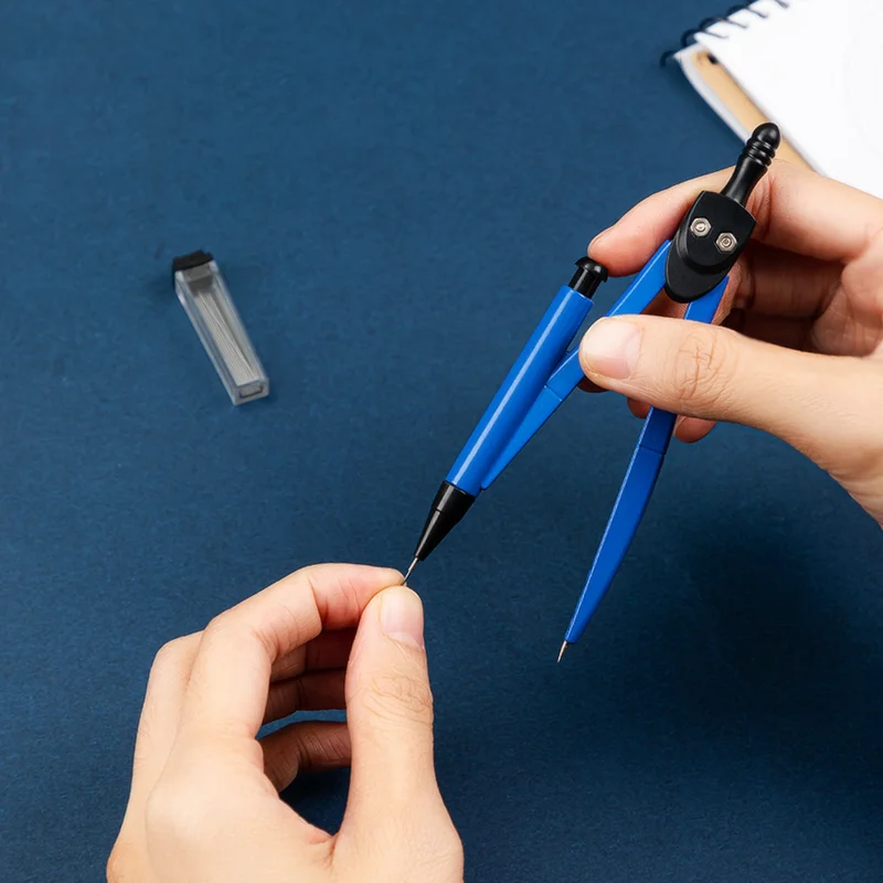 7Pcs/Set Deli 72162 3 Colors Naruto Ruler Suit Compass Rubber Protractor Supplies School Office Stationery Set