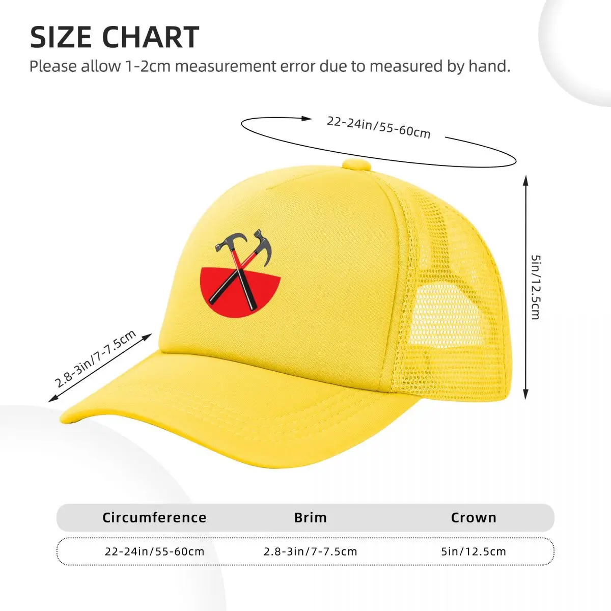 The Wall Hammers Mesh Baseball Caps Snapback Fashion Baseball Hats Breathable Casual Casquette Outdoor Unisex