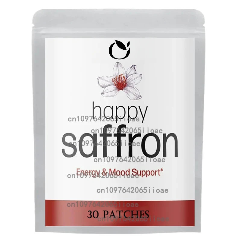 

30 пластырей Happy Saffron, трансплеевые пластыри, подавитель аппетита для похудения, облегчения метаболизма, поддержка настроения