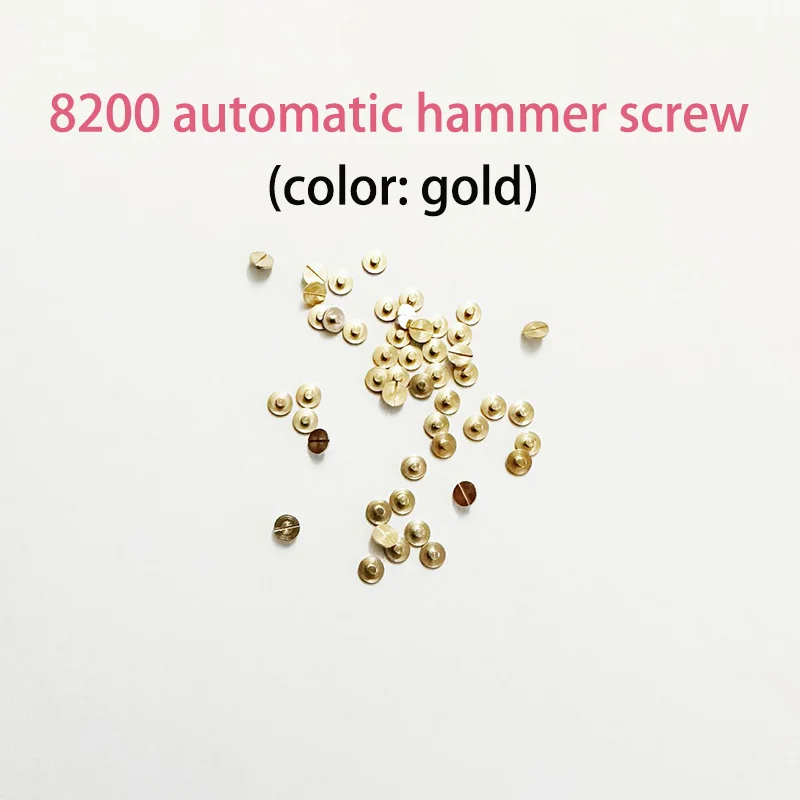 Watch Repair Parts 8200 Automatic Hammer Screw Watch Accessories Gold Automatic Hammer Screw Fit Citizen 8200 Movement