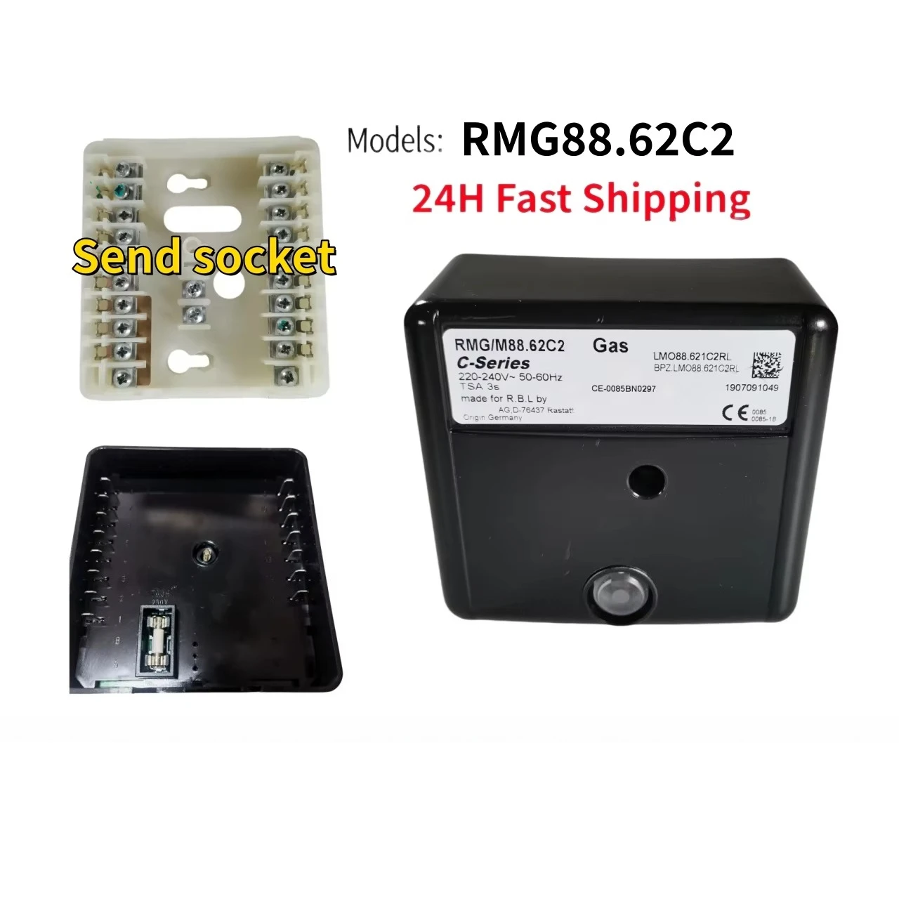 Modulating RMG88.62C2 Combustion Controller Industrial Burner Control Box Maintenance Spare Parts