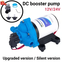 Bomba de refuerzo de diafragma eléctrica de 12V/24V CC adecuada para vehículos recreativos, yates, barcos y pequeñas bombas autocebantes de alta presión