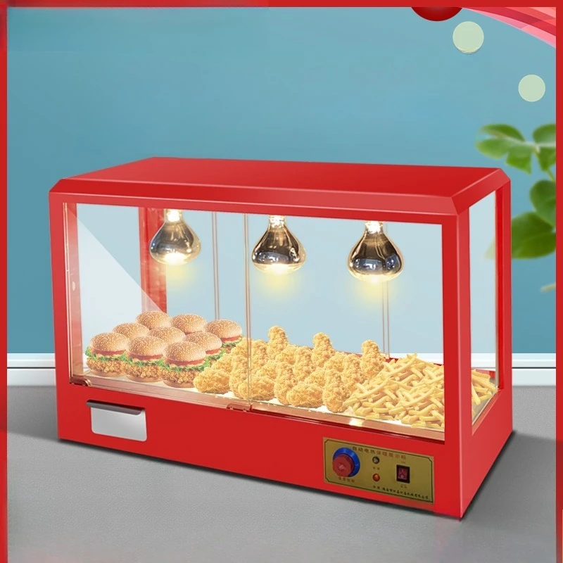 Constant temperature Yuba lamp, thermal insulation cabinet commercial small heating thermal insulation box, desktop egg tart