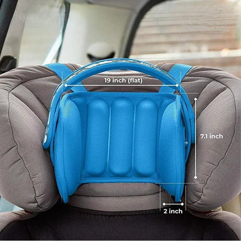 Children\'s Head Restraint Belt Car Safety Seat Infant Headrest  Headrest  Head Sleep Aid with Protective Pad