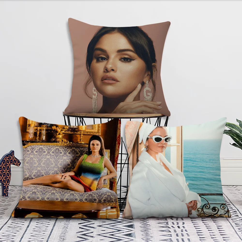 S-Selena Decoration Room Home On Sofa living Singer Office Car Nordic Love Simplicity G-Gomez Pillow Cover