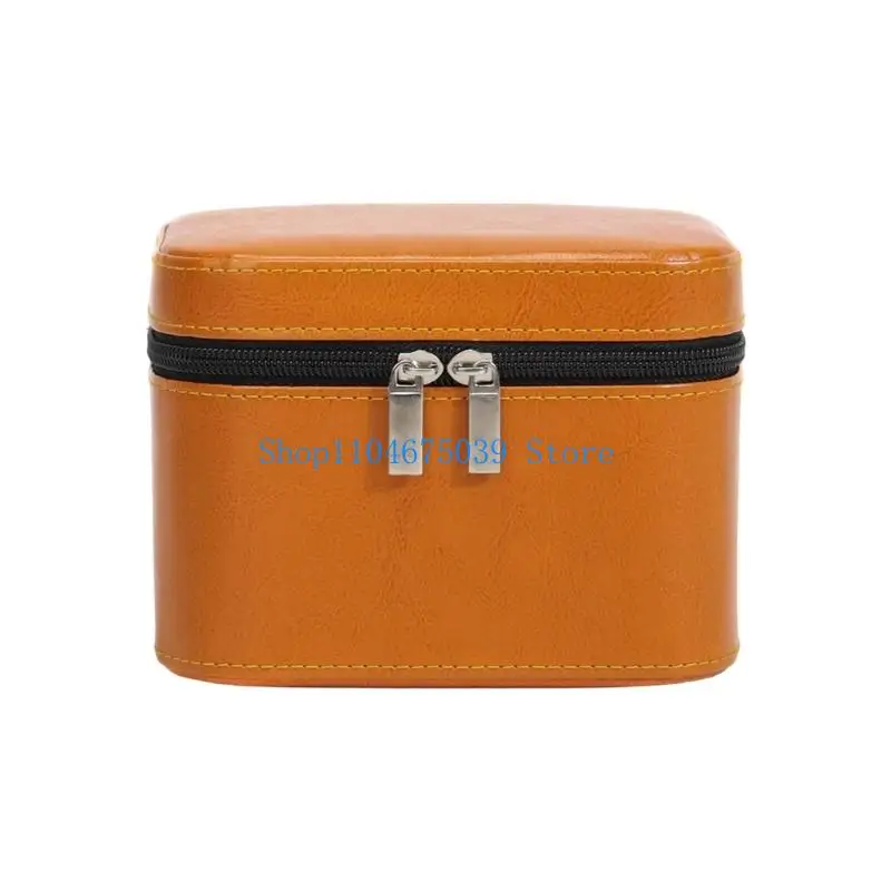 5asd PU Leather Bag Multiple Compartments Storage Solution for Bangle