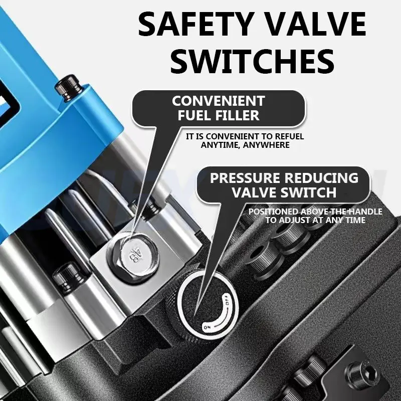 Piercing Presse Elektrische Hydraulische Puncher Wiederaufladbare Lithium Batterie Kupfer Aluminium Platte Loch Opener Bohrmaschine