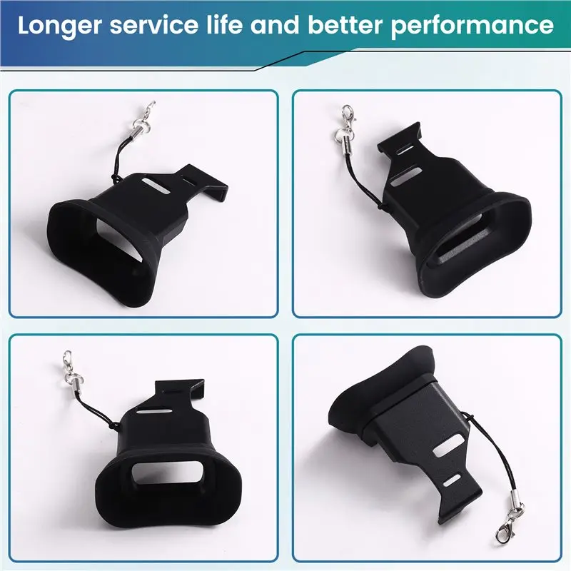 A53M-Soft Eye Cup For Sony For Sony Alpha 7C II 7CR Camera Viewfinder Eyecup Anti-Lost With Lanyard Protector