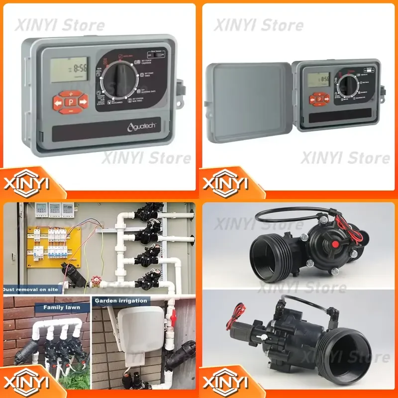 for WIFI Remote Control Irrigation Timing Controller Solenoid Valve Controller 16 Station Watering Timer for Garden
