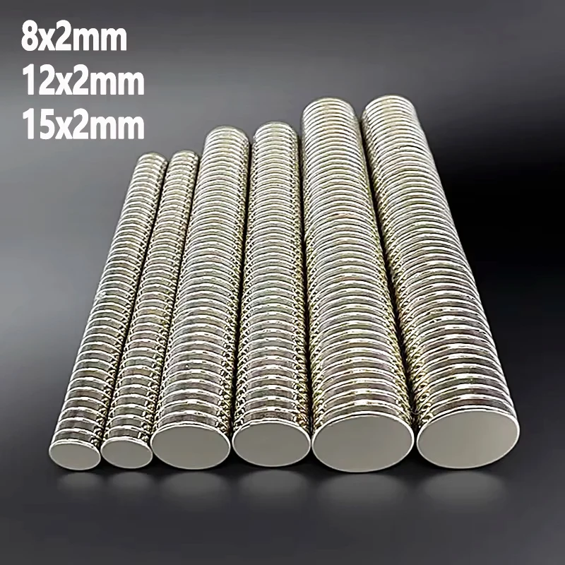 

10/50/100/200pcs Round Magnet 8x2 12x2 15x2mm Fridge Office Whiteboard Kitchen Craft Diy Refrigerator 8*2 12*2 15*2mm Accessory