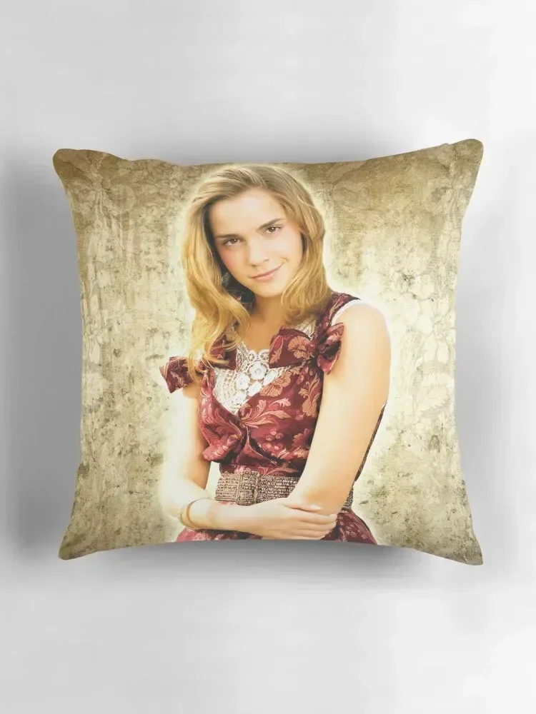 جميلة جدا إيما واتسون رمي غطاء وسادة وسادة فاخرة مخصصة وسادة وسائد الزينة