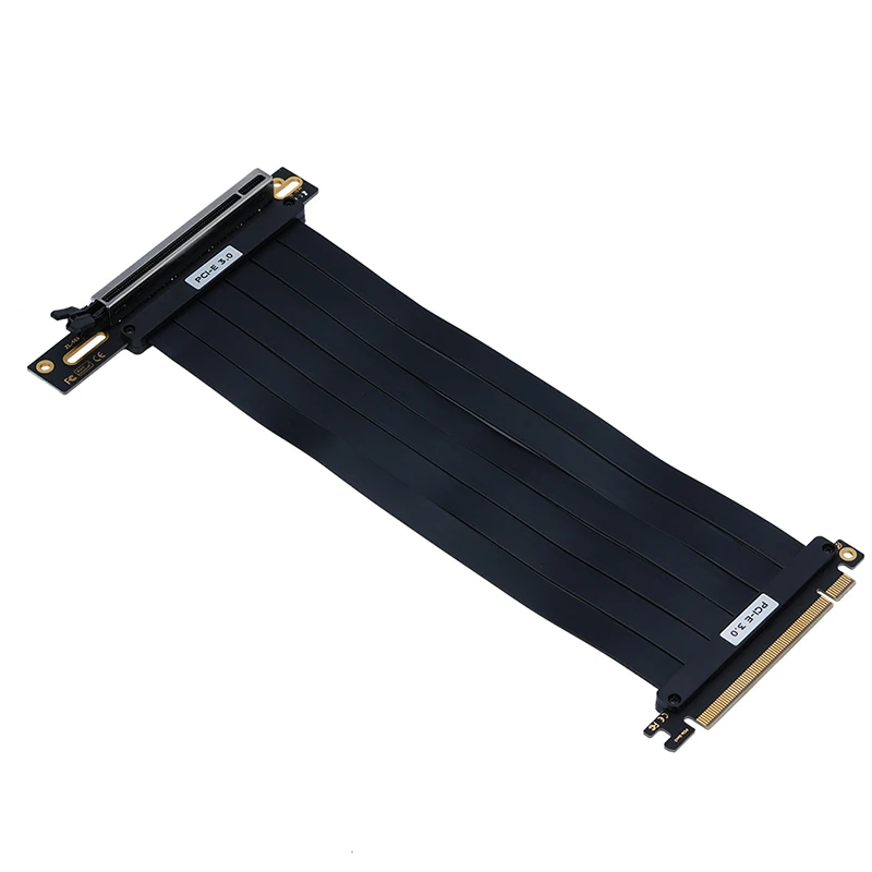 PCIE 3.0 X16 Riser Cable Video Card EMI Shielded High-Speed Flexible Extender PCI Express Adapter PCI-E Gen 3 GPU Extension Cord