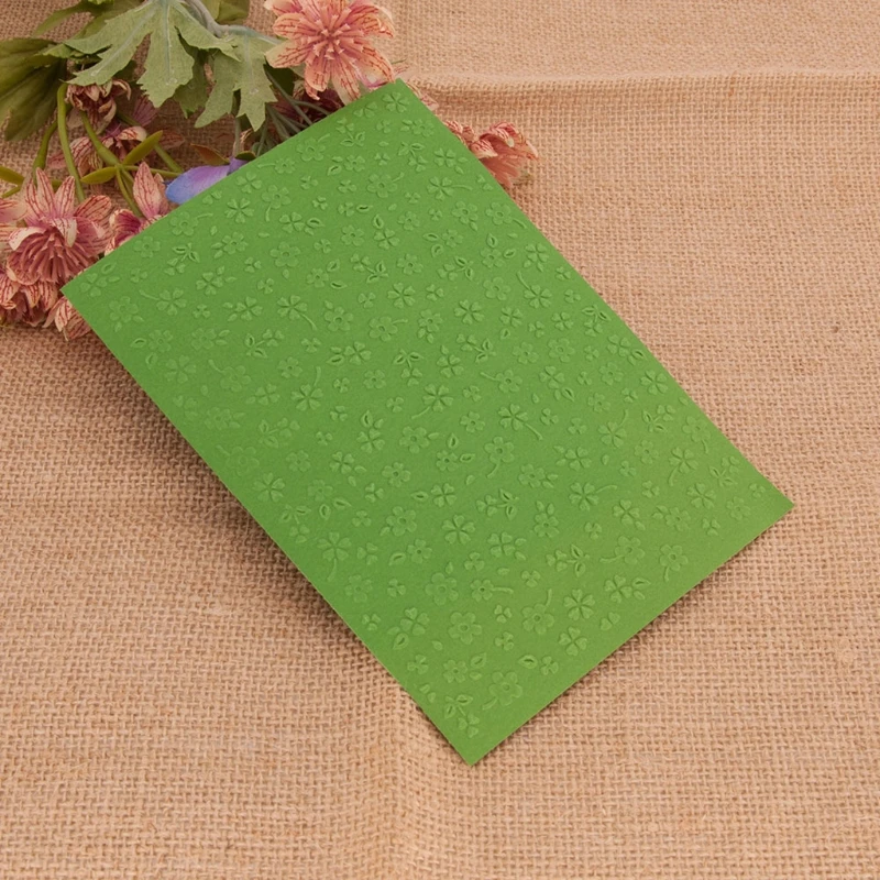 C63B Clover Embossing Folder Template Scrapbooking Photo Album Card Paper DIY Mold