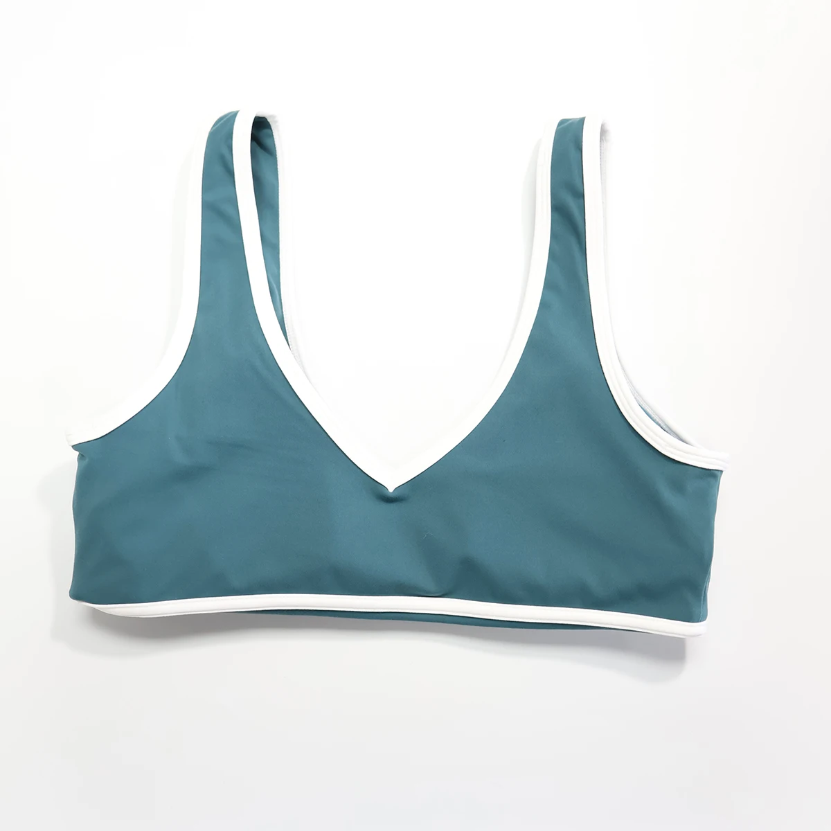 Neuer Sommer Damen V-Ausschnitt Yoga-BH Stoßfester Fitness-Sport-BH für Laufen Outdoor Casual Eng Anliegender Damen-BH – Detail 8