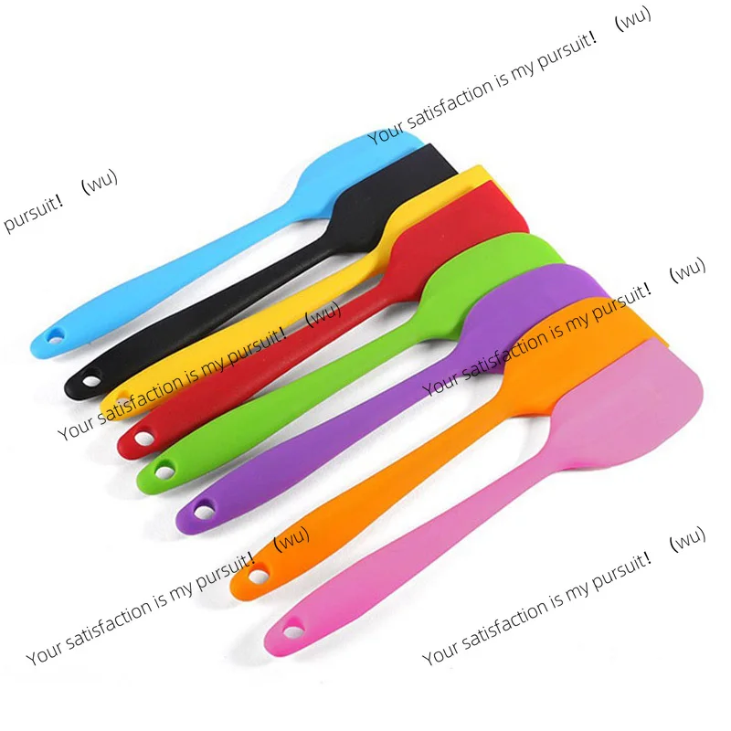 8 inch Silicone Spatula - 1 Small Heat Resistant Non-Stick Cooking Utensils (Multicolor)