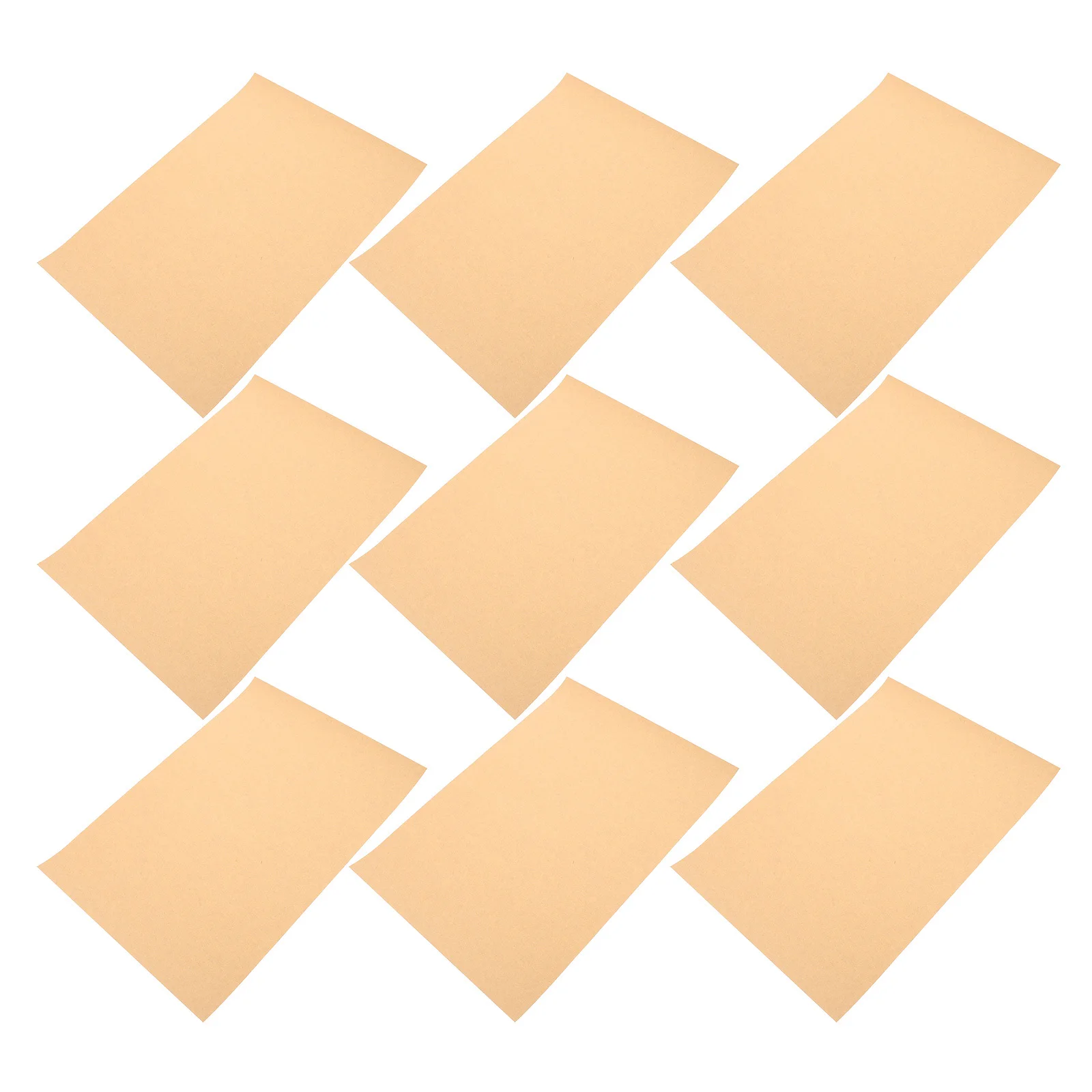 100Pcs 4K Drawing Kraft Cardboard High Quality Thick Kraft Paper Square DIY Graffiti Drawing Hardboards Square DIY Cardboard