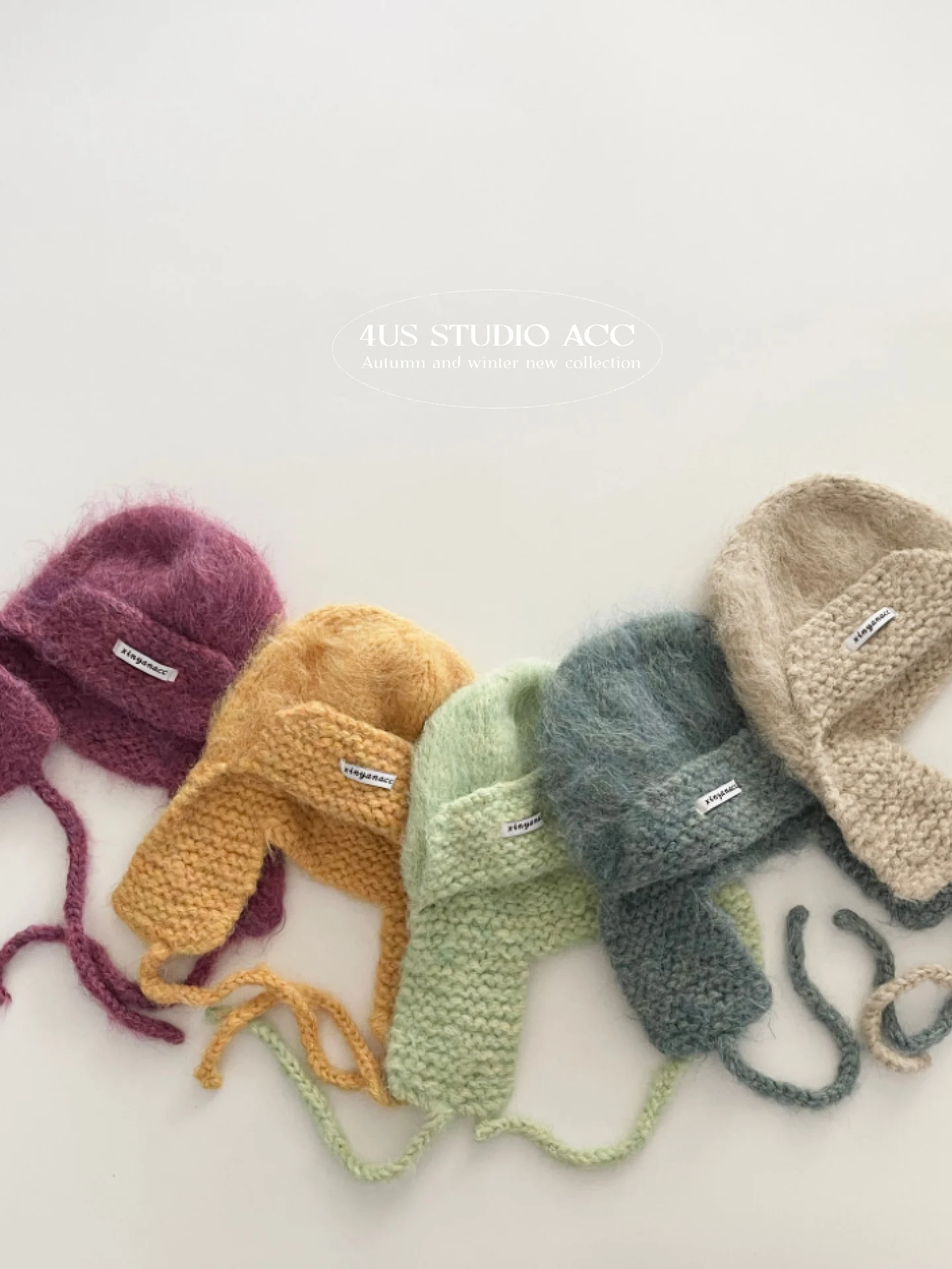 

Autumn Winter New Lei Feng Hat for Women, Ear Protection, Warm Knitted Hat, Face Slimming Beanie