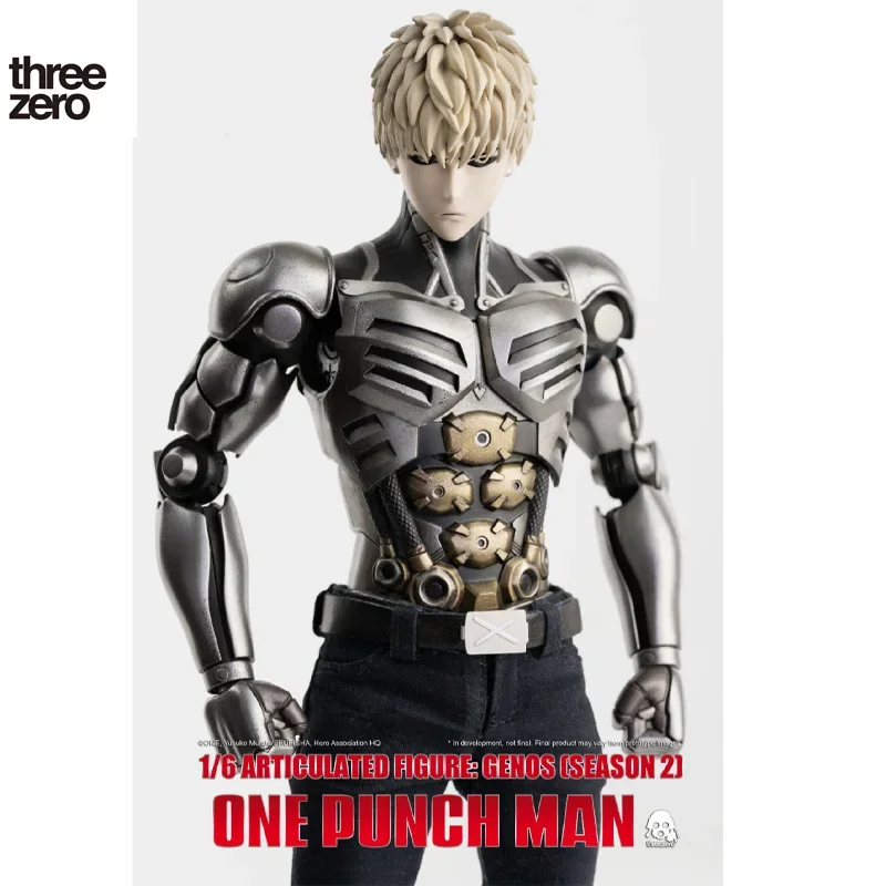 

In Stock Threezero Figzero 1/6 One Punch-Man Genos Original Genuine Anime Figure Model Action Toy for Boy Figures Collection Pvc