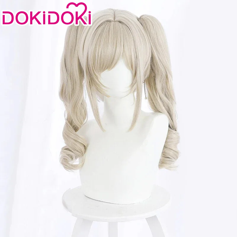 IN STOCK Barbara Wig Cosplay Game Genshin Impact Cosplay DokiDoki Barbara Wig Women Cute Long Hair Barbara Wig Free Wig Cap