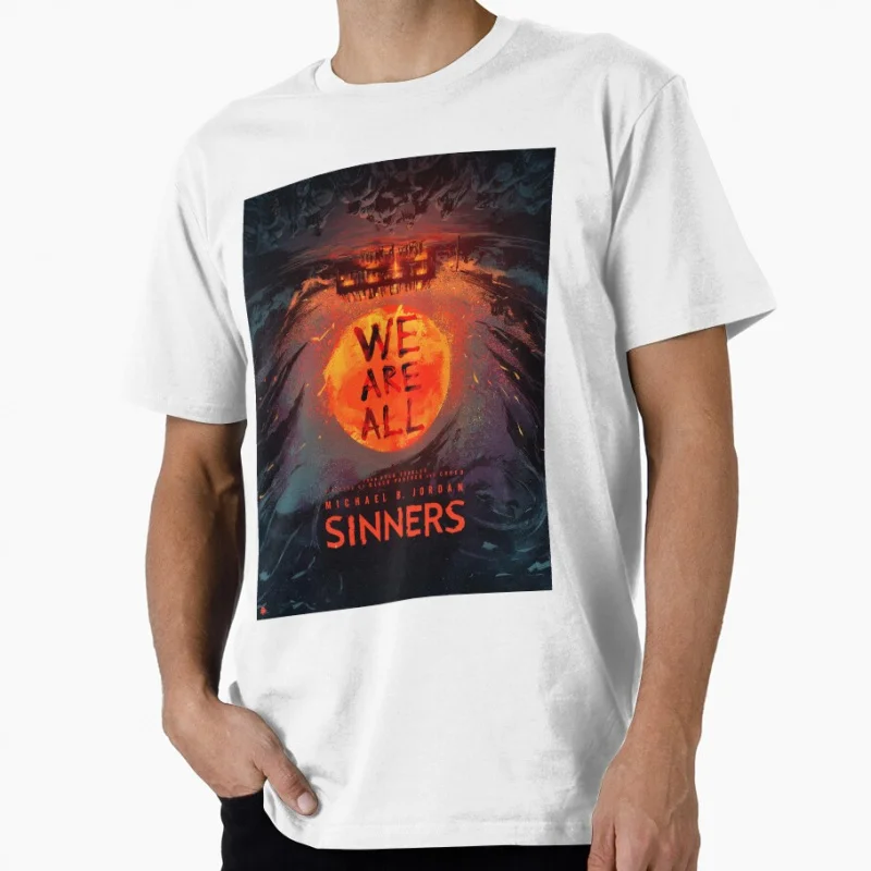 Sinners 2025 Movie horror vampire Dancing With The Devil gift T shirt for men Large size Tops S-6XL printed clothes