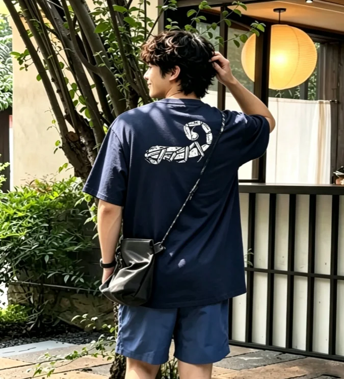 2026 American Classic Scorpion Pattern Army Fan Tactical T-shirt Fitness Training Uniform Cotton Men's Round Neck Short Sleeve