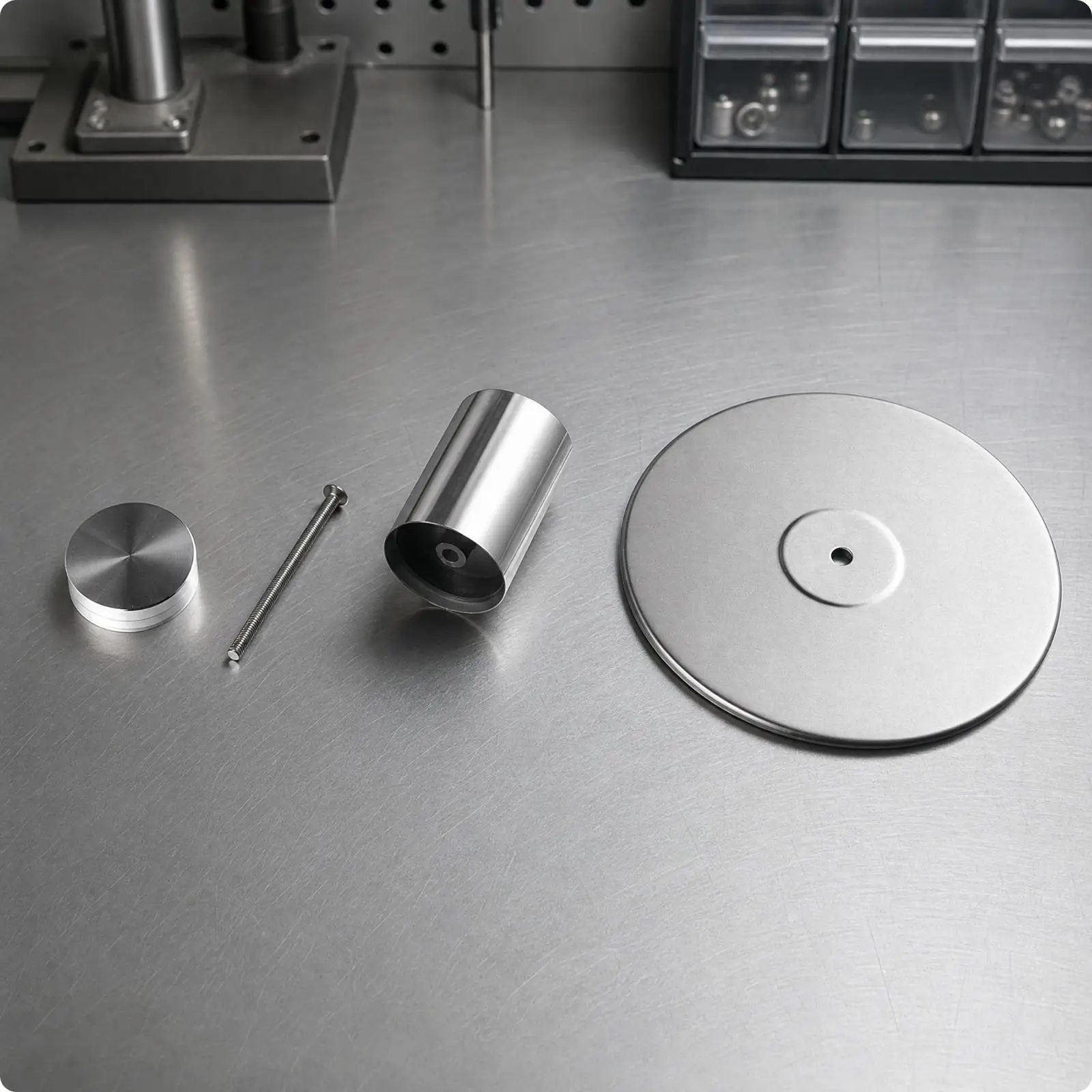 Rotating Turntable for Cake Decorating Stainless Steel Stand with Aluminum Disc for Icing Tools and Cake Making Equipment for