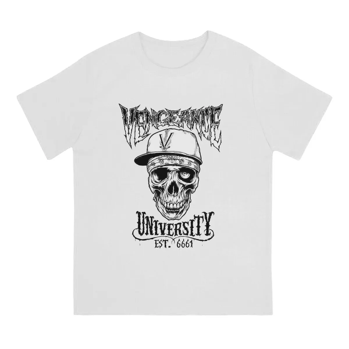 Men's T-Shirts 6661 Fashion Cotton Tee Shirt Short Sleeve Avenged Sevenfold T Shirt Round Collar Tops Printed