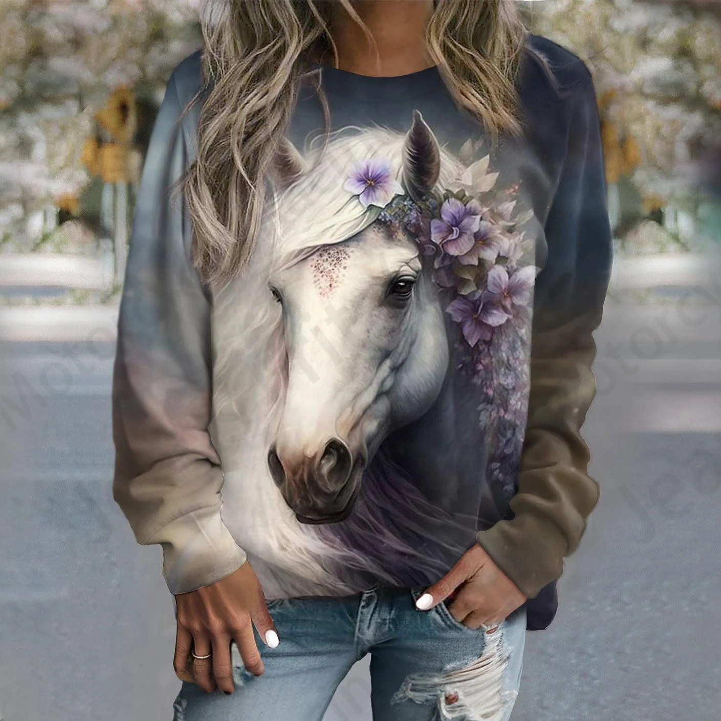 Cute Dog 3d Print Hoodie Women Fashion O-neck Hoodies Women Sweats Animal Coat Cat Clothes Casual Long Sleeve Sweatshirt Female