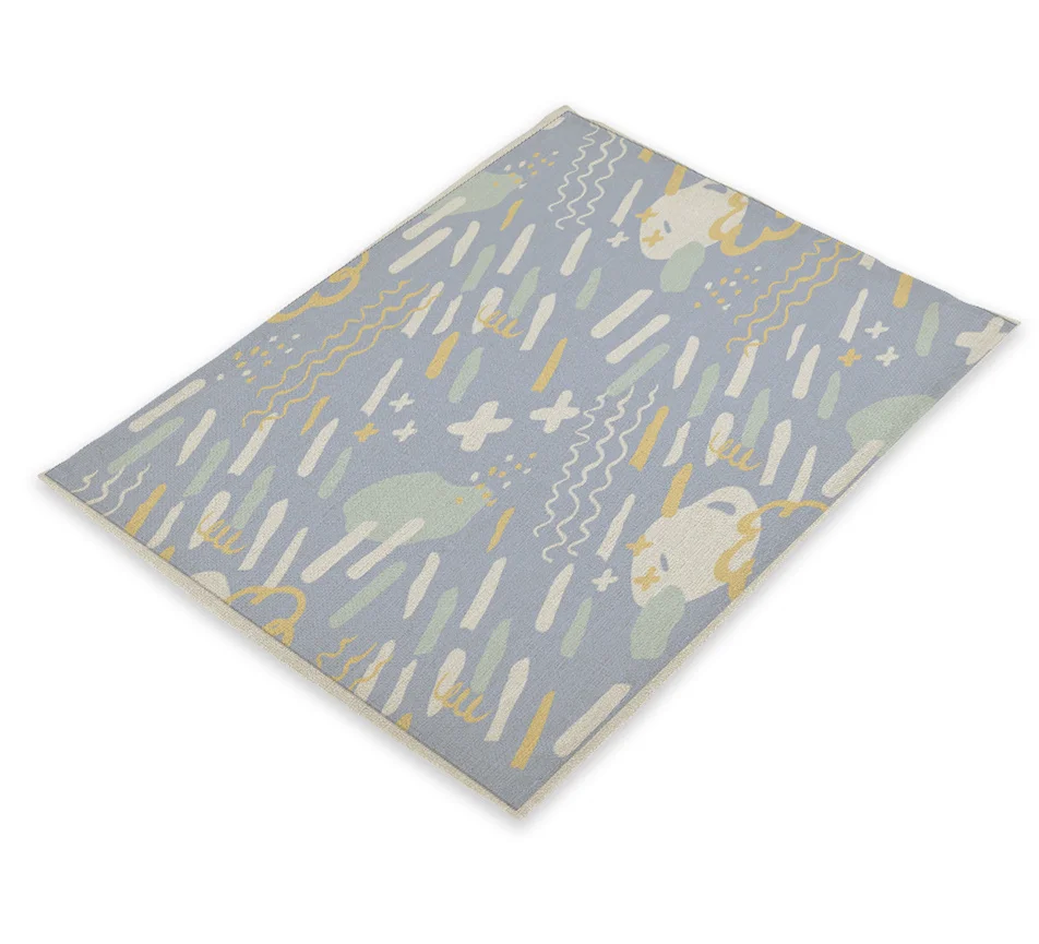 

Салфетки с абстрактным узором, чайное полотенце, геометрическая подставка в стиле бохо, подставка для столовых приборов Happy Kitchen