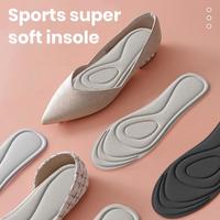 1 Pair Comfortable Sport Insoles Comfortable Shockproof Thin Solid Color Sport Insoles