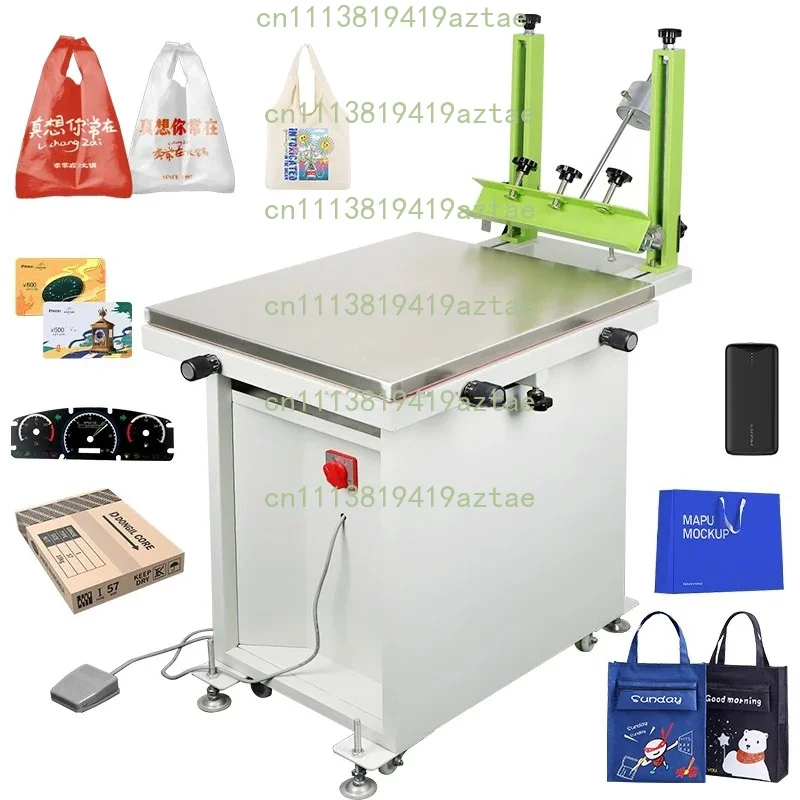 70×80cm Manual Precision Flat Screen Printing Table, Affordable Serigraphy Press for T-shirts, Posters & Paper Printing