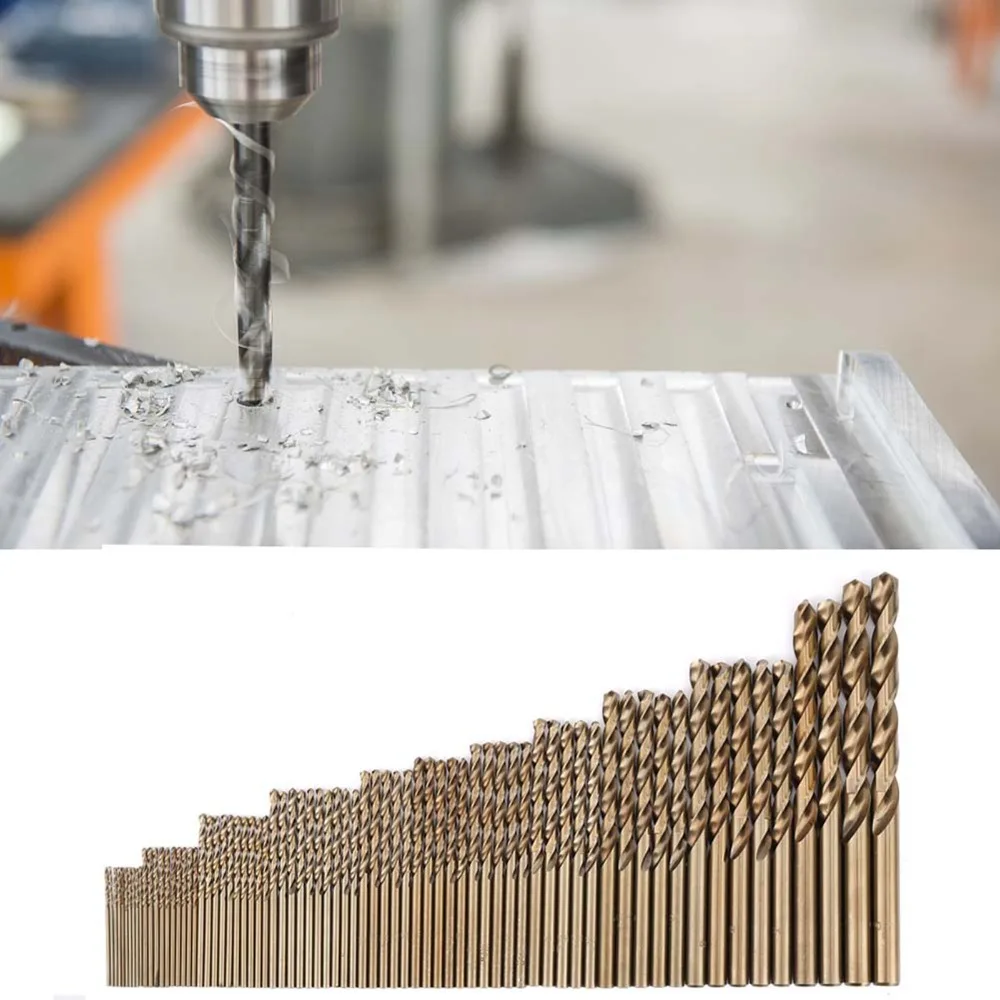 

M35 Cobalt Material M35 Cobalt Drill Bit Set HSS Drill Bit Twist Drill Bit HSS-CO Twist Drills 1.0-8.0mm Diameter