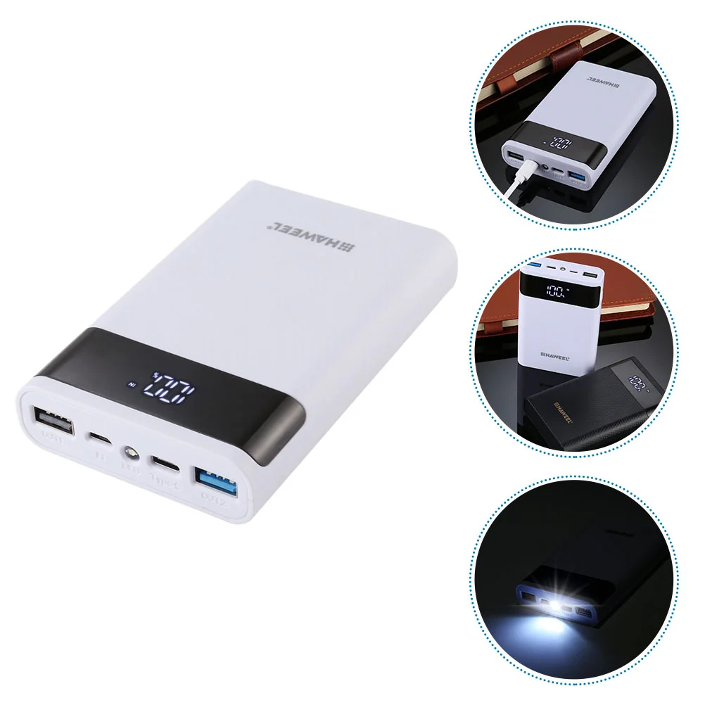 18650 Power Bank Case Dual USB Mobile Supply DIY with Output Beads Phone Accessory Deterrent Outer Set