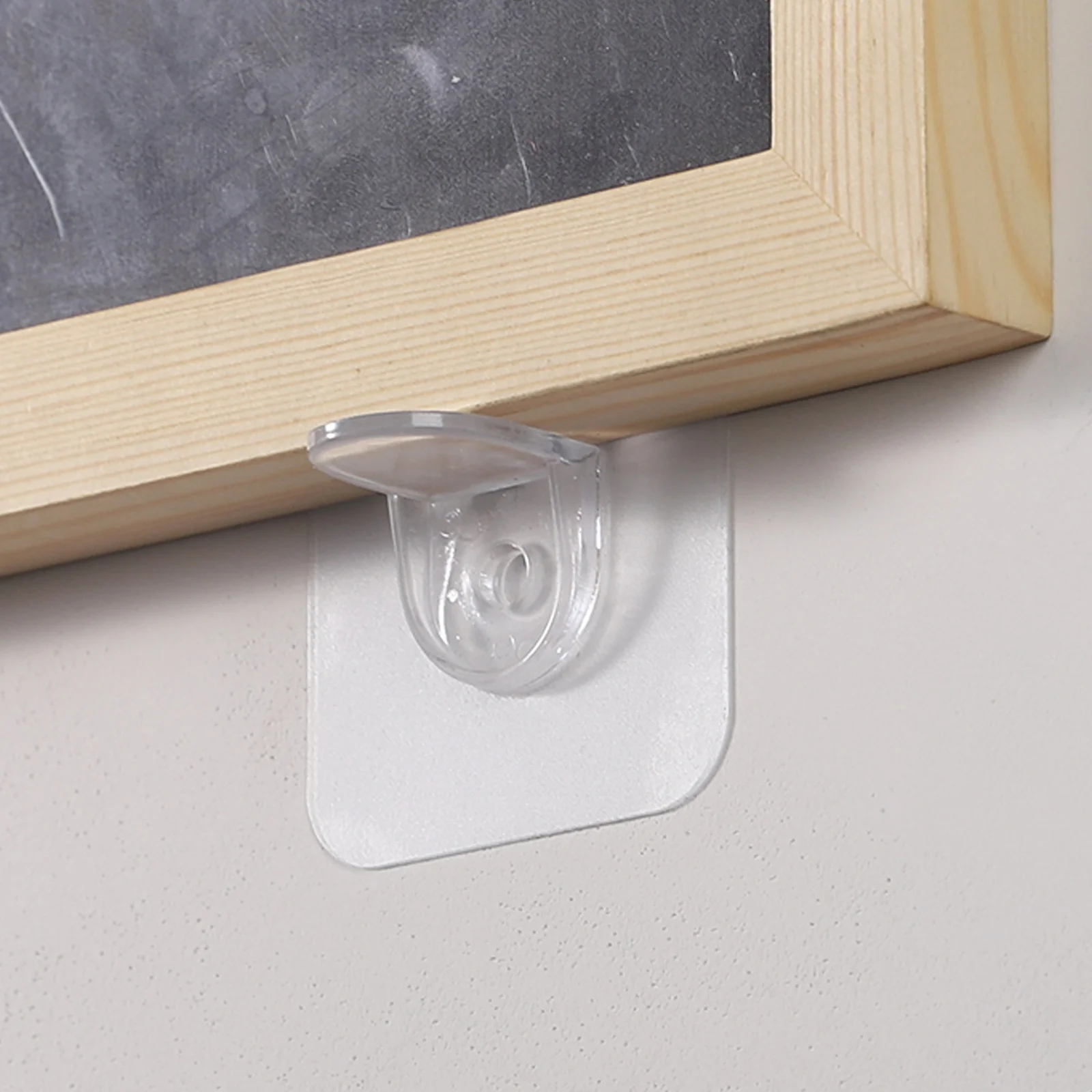 50 قطعة أوتاد دعم الرف حامل لوح لاصق شفاف لخزانة خزانة الكتب لا حاجة للحفر رف مانع للانزلاق