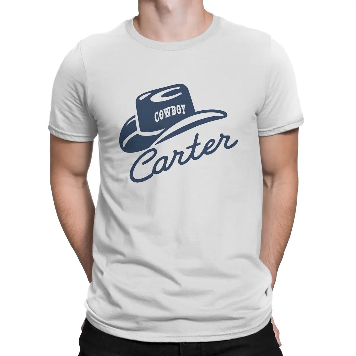 Awesome Cool Cap T-Shirt Men O Neck Pure Cotton T Shirts Cowboy Carter Short Sleeve Tee Shirt Graphic Clothes