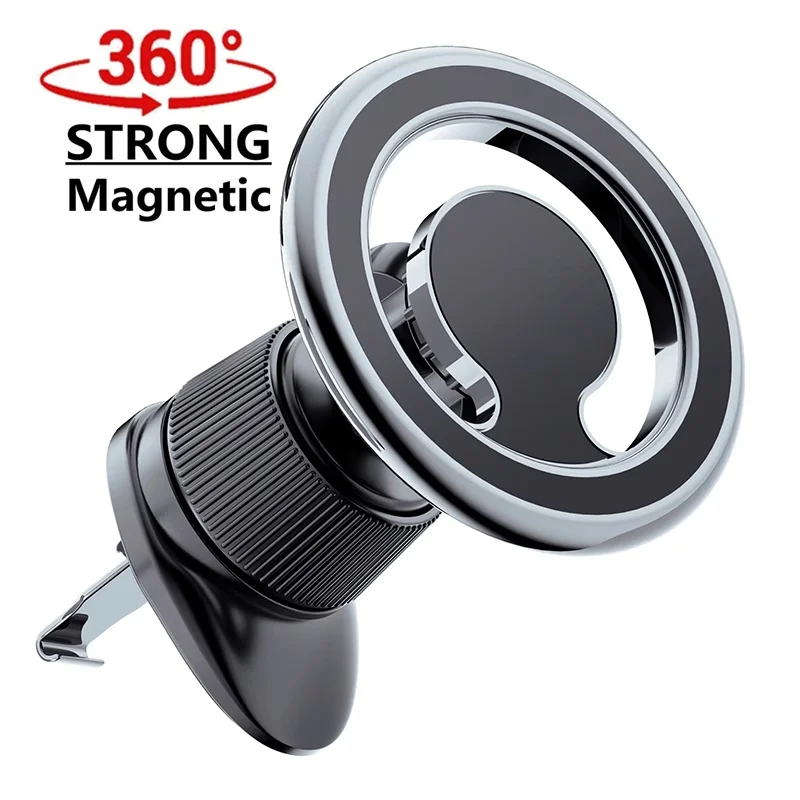

Magnetic Car Phone Holder Stand Air Vent Mount Strong Magnet Metal Bracket For MagSafe For iPhone 17 16 15 Pro Max Xiaomi Huawei
