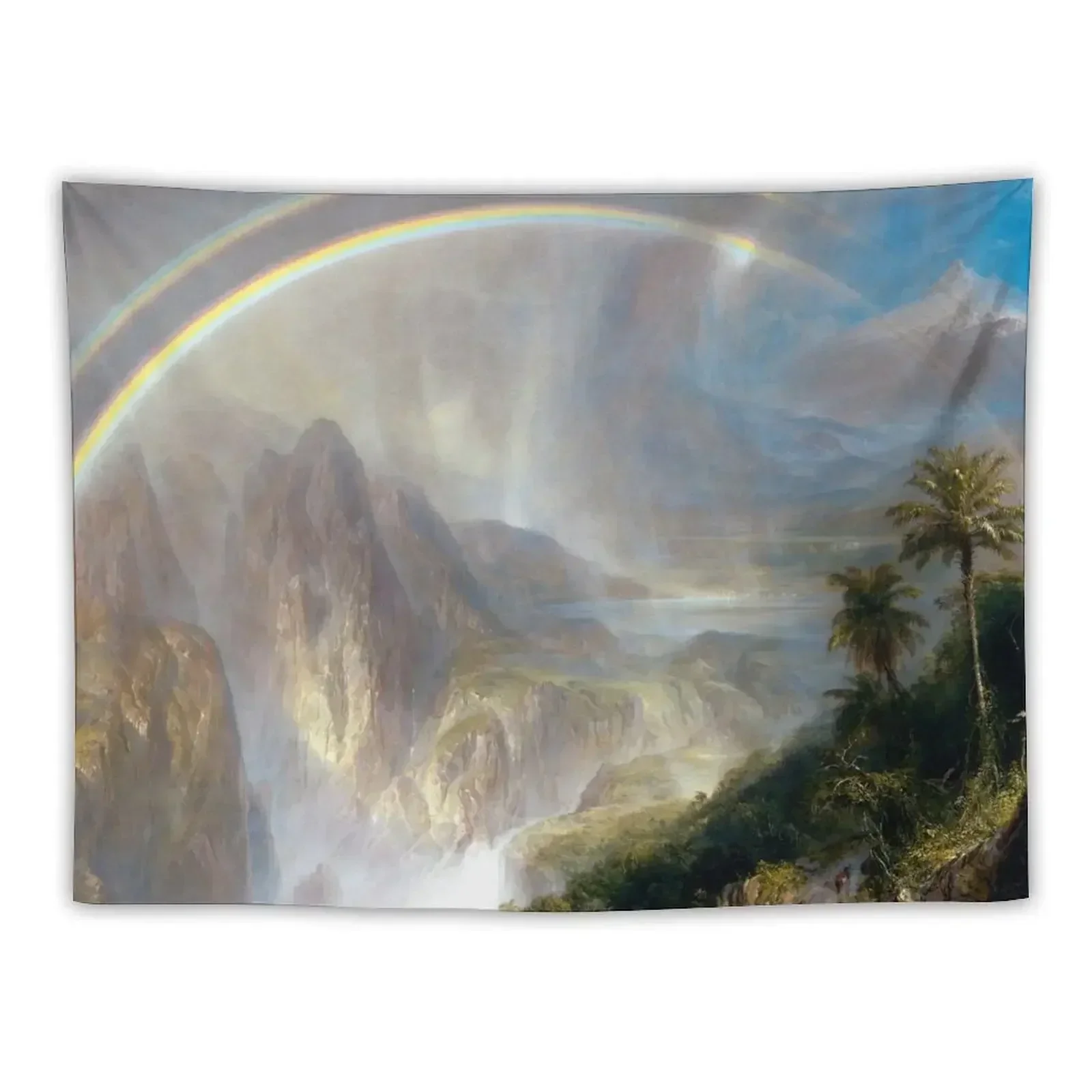 Frederic Edwin Church Rainy Season in the Tropics Tapestry Decoration Wall Wall Decoration Items Aesthetic Home Decor Tapestry