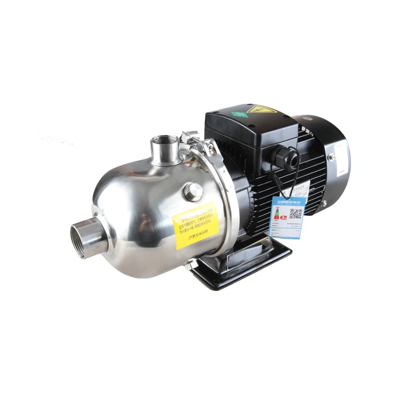 Chl2/4 Horizontal Multi-Stage Stainless Steel Centrifugal Pump Booster Circulating Tap Water Treatment Pump