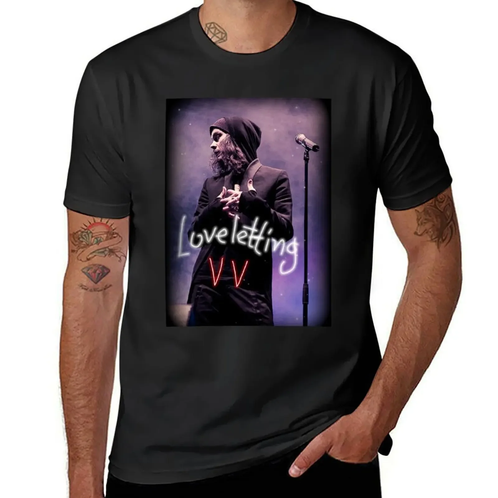 Loveletting_Ville Valo_ T-Shirt vintage blacks summer top mens funny t shirts