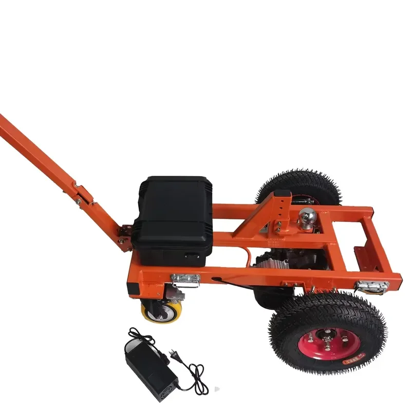 Factory Direct 6 Tons 800W 48V Four-wheel Electric Trailer Dolly Electric Foldable Tractor