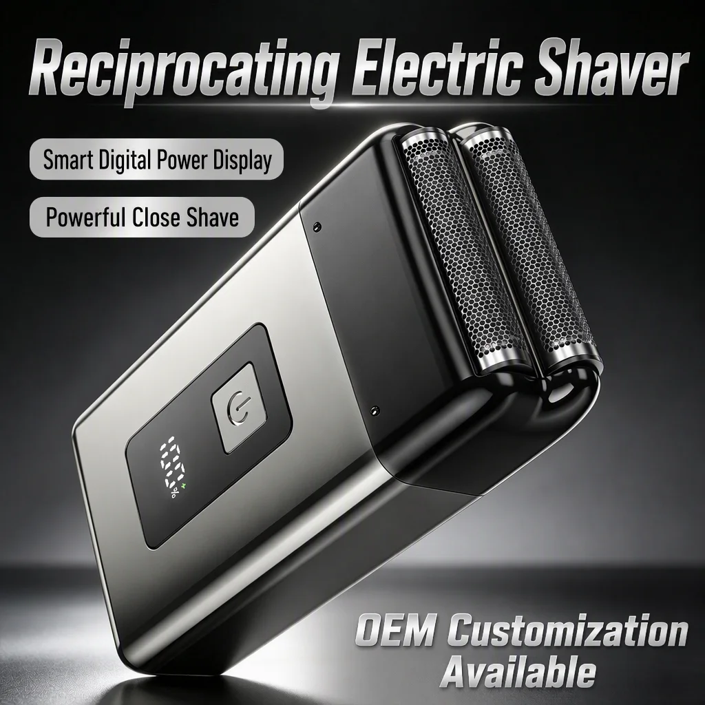 Shaving Machine Men Electric Shaver Hair Clipper Type-C Charging With Indicator 8000RPM Strong Motor IPX7 Waterproof Razor