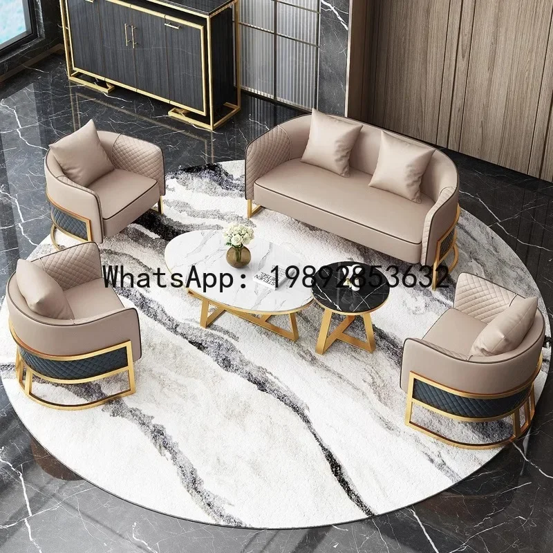 

a-15 office sofa, business reception sofa, hotel light luxury leisure chair, negotiation table and chair set