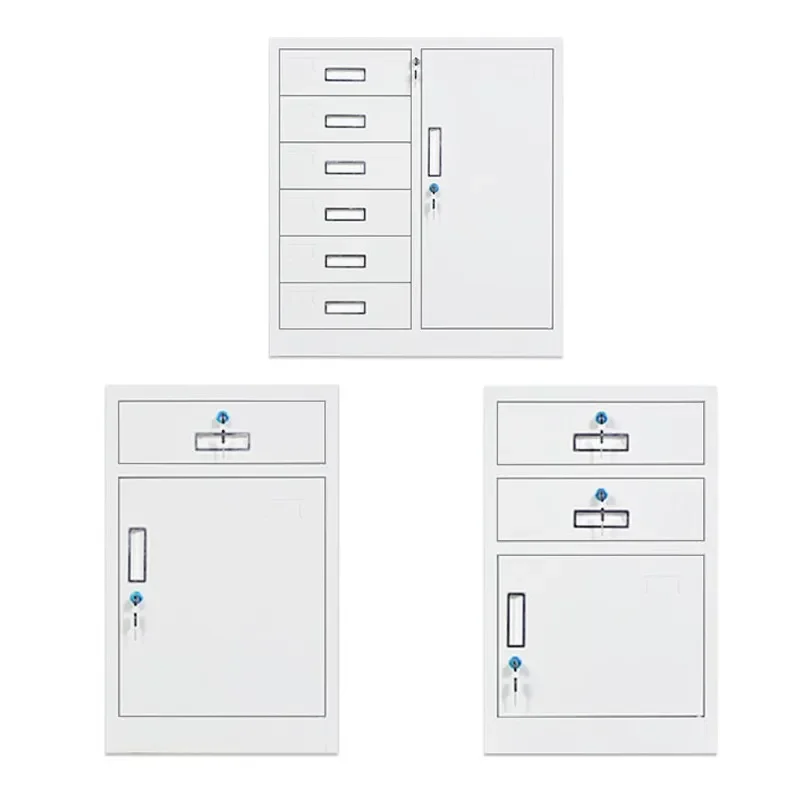 Iron file cabinet, low cabinet, office locker, printer with lock, drawer information,High Quality