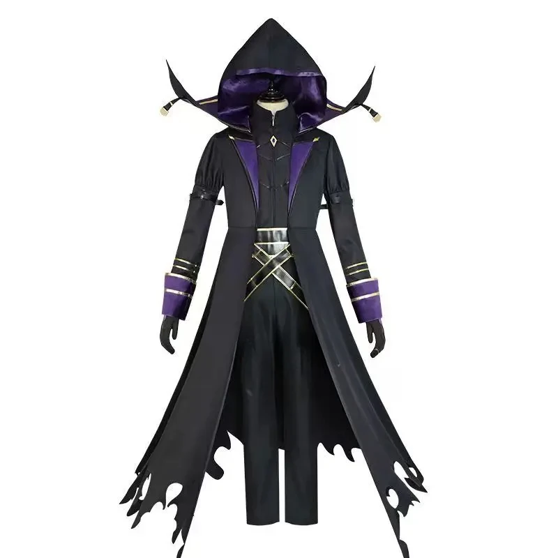 Anime The Eminence in Shadow Cosplay Cid Kagenou Costume Leader of Shadow Garden Fancy Outfit Wig Shoes For Adult Halloween