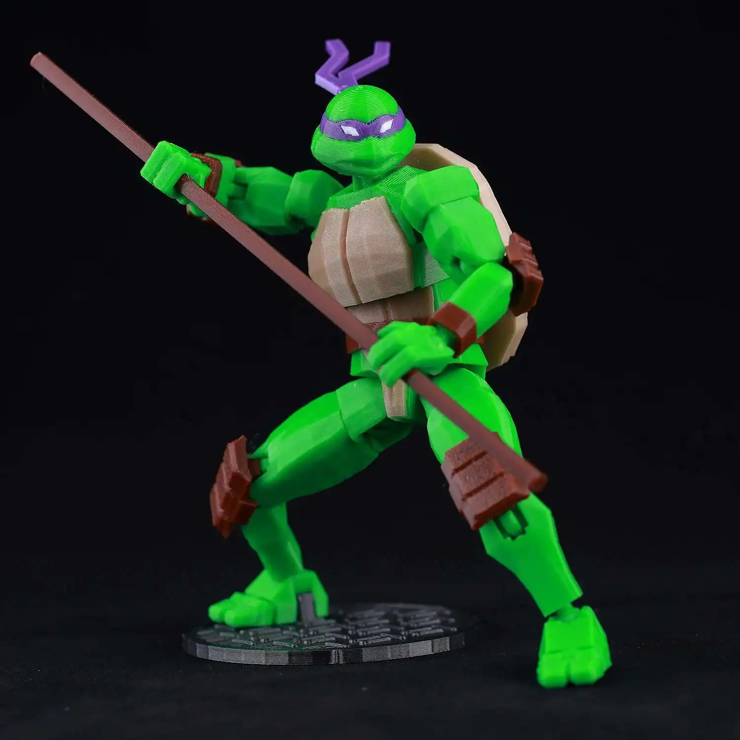 

9L3D Dummy13 TMNT Articolazione Action Figure Gifts Lucky13 For Fans Carrying Weapons Display Base Anime Model Collectible toys