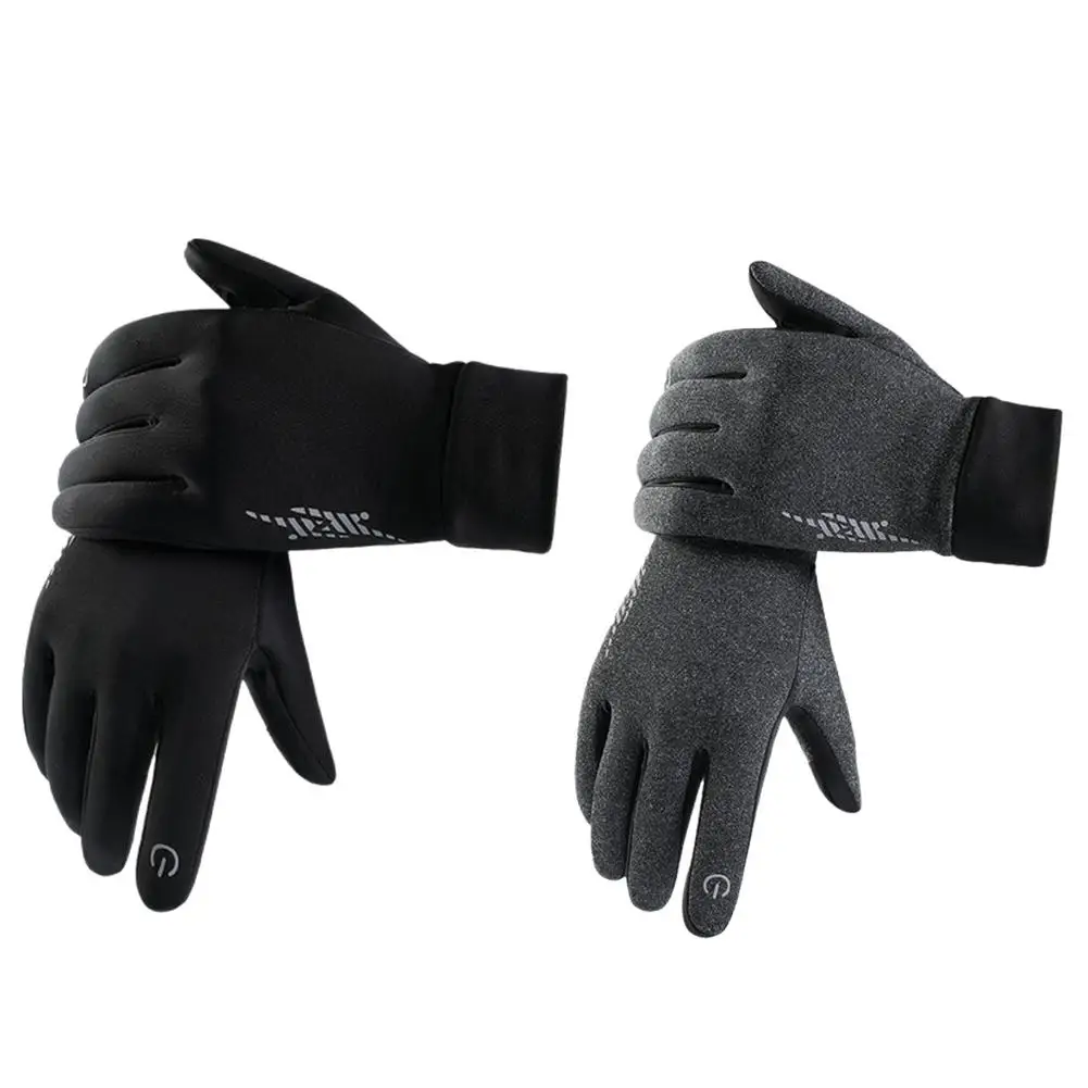 Winter Thermal Gloves Women Men Ski Gloves with Fleece Liners Warm Touch Screen Perfect for Cycling Running Driving Freezer Work