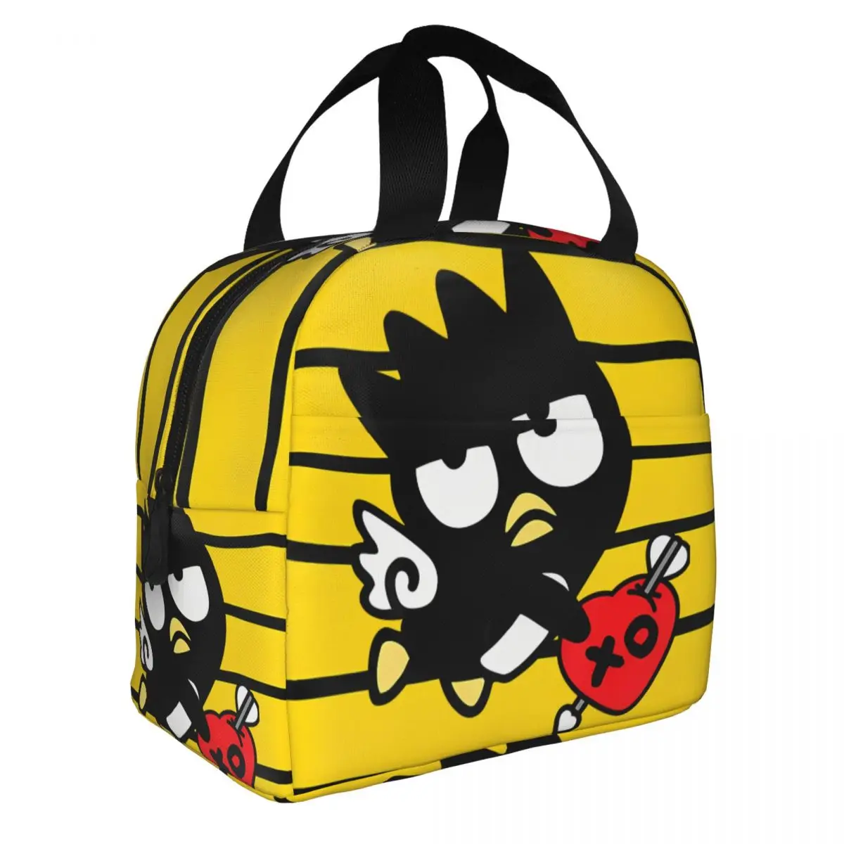 صندوق بينتو للسفر سانريو للمراهق ، حقيبة يد بسعة كبيرة ، Badtz Maru ، تصميم جديد